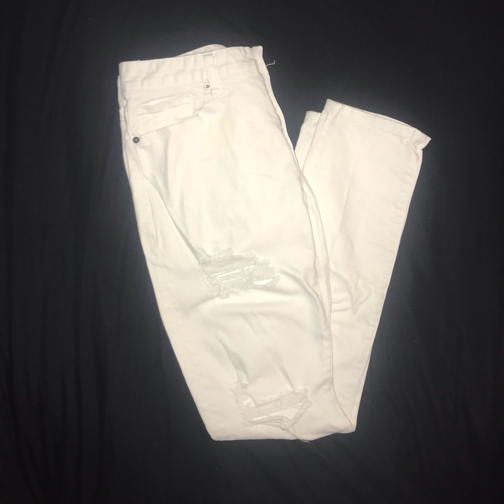 White Ripped Jeans
